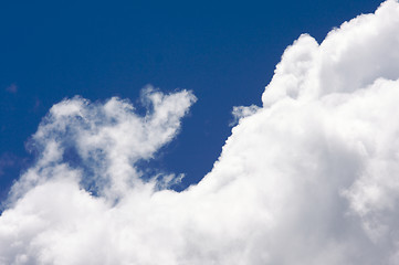 Image showing White Cumulus Clouds