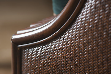 Image showing Abstract Rattan Weave Background