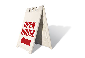 Image showing Open House Tent Sign