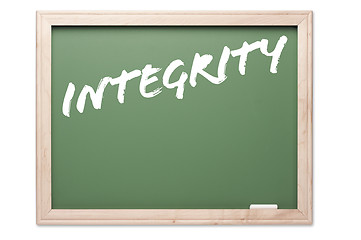 Image showing Chalkboard Series - Integrity