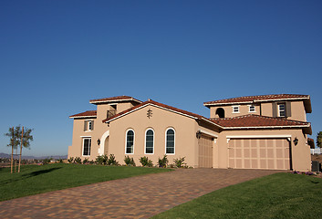 Image showing Modern Home in Rural Setting.