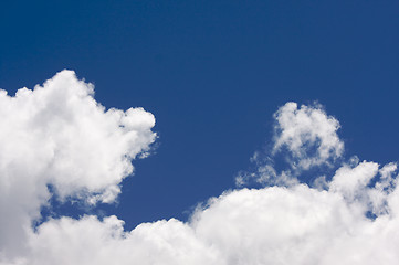 Image showing White Cumulus Clouds