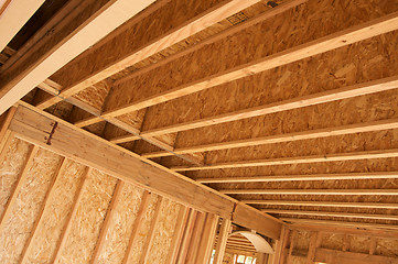 Image showing Construction Home Framing Abstract