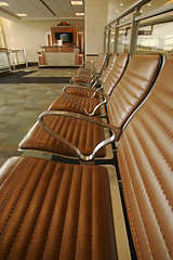 Image showing Airport Seating Abstract