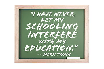 Image showing Quote Series Chalkboard