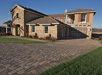 Image showing Modern Home in Rural Setting.