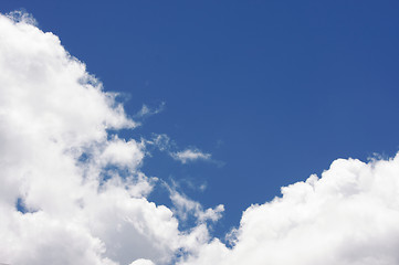 Image showing White Cumulus Clouds