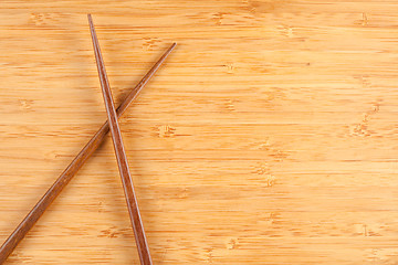 Image showing Bamboo Textured Surface Background