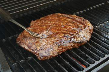 Image showing Succulent Flank Steak BBQ
