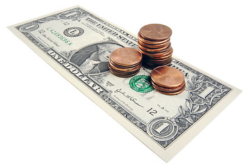 Image showing Pennies on the Dollar