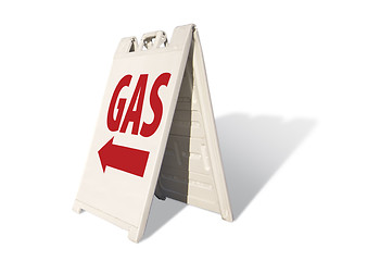 Image showing Gas Tent Sign