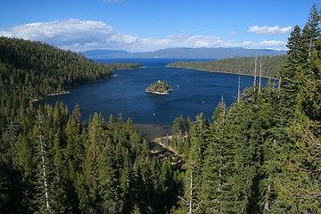 Image showing Emerald Bay in Lake Tahoe, California