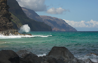 Image showing Kauai's Na Pali Coastline