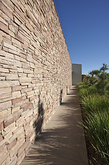 Image showing Abstract Slate Rock Wall Background