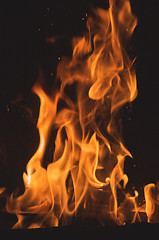 Image showing Dramatic Flames