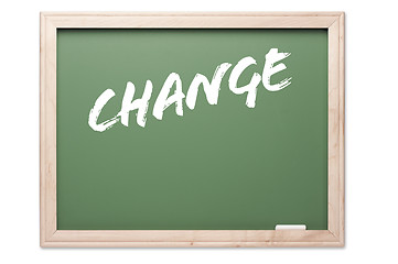 Image showing Chalkboard Series - Change