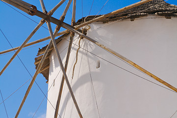 Image showing Windmill on Santorini Greece