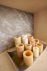 Image showing Candle Collection Abstract