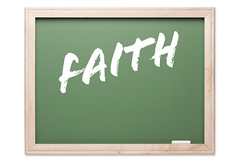 Image showing Chalkboard Series - Faith