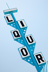 Image showing Retro Liquor Sign