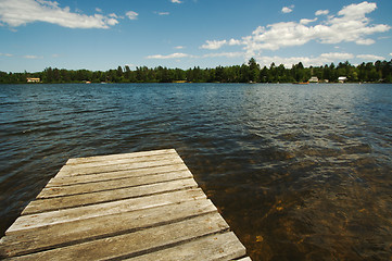 Image showing Lake and Dock