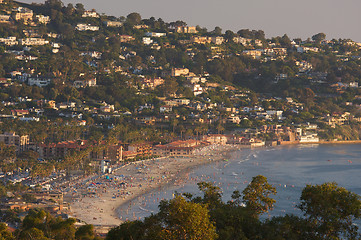 Image showing Crowded Day At The Beach