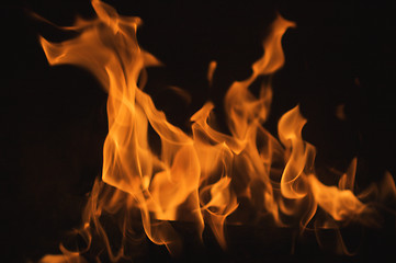 Image showing Dramatic Flames