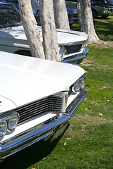 Image showing White Vintage Car