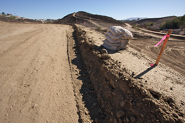 Image showing Sandbags & Marker Sticks