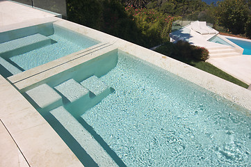 Image showing Custom Luxury Pool and Chairs