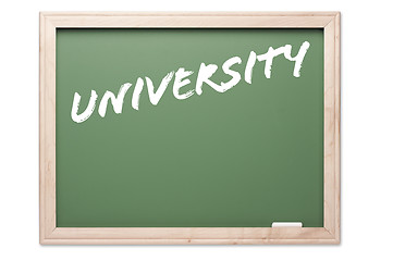 Image showing Chalkboard Series - University