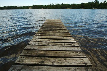 Image showing Lake and Dock