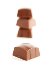 Image showing Chocolates on White