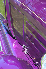 Image showing Purple Vintage Car