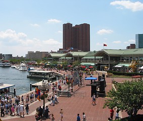 Image showing Baltimore Harbor 4th of July