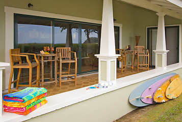 Image showing Oceanfront Lanai