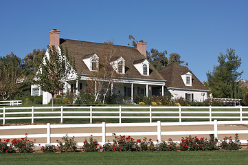 Image showing Modern Home in Rural Setting.