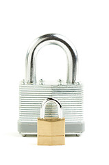 Image showing Pair of Padlocks