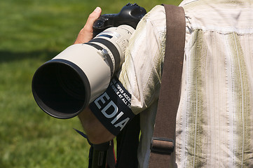 Image showing Media Photographer on the Course