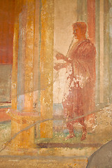 Image showing Fresco Ruins of Pompeii