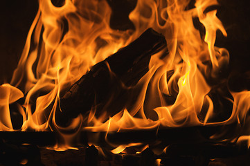 Image showing Dramatic Flames