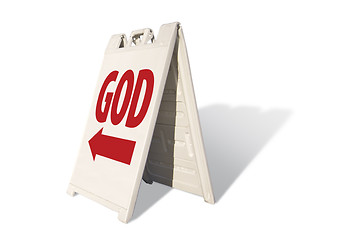 Image showing God Tent Sign