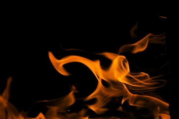 Image showing Dramatc Flames