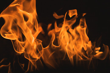 Image showing Dramatic Flames