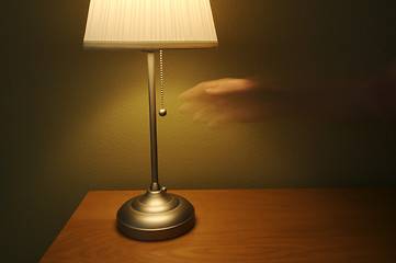 Image showing Lamp and Table