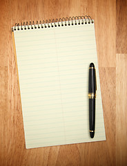 Image showing Pad of Paper & Pen