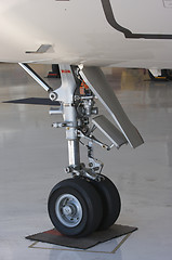 Image showing Detail of Jet Landing Gear