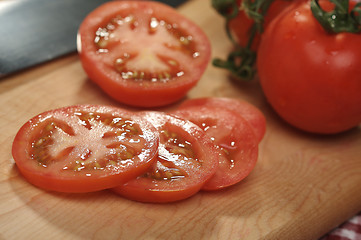 Image showing Fresh Cut Tomato