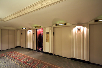 Image showing Classic Elevator Lobby