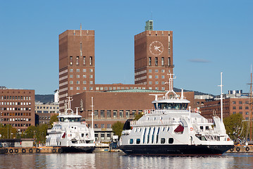 Image showing City Hall of Oslo, Norway